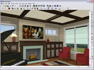 Family Room Rendering