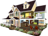 exterior gingerbread porch